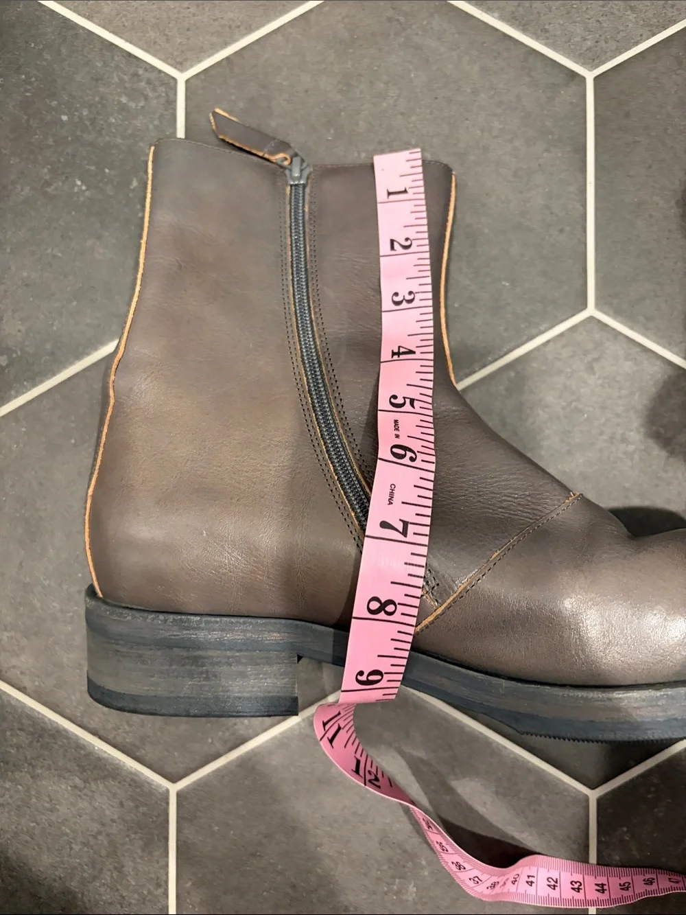 OUR LEGACY Men's Camion Boots Size 40/US7 in Phantom Tensile Leather